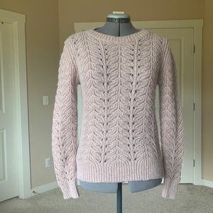 Banana Republic beige/pink sweater, M